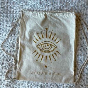 Jacquie Aiche backpack cream canvas